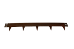 Afbeeldingen van Kantopsluiting met pin Cortenstaal 16x106 cm