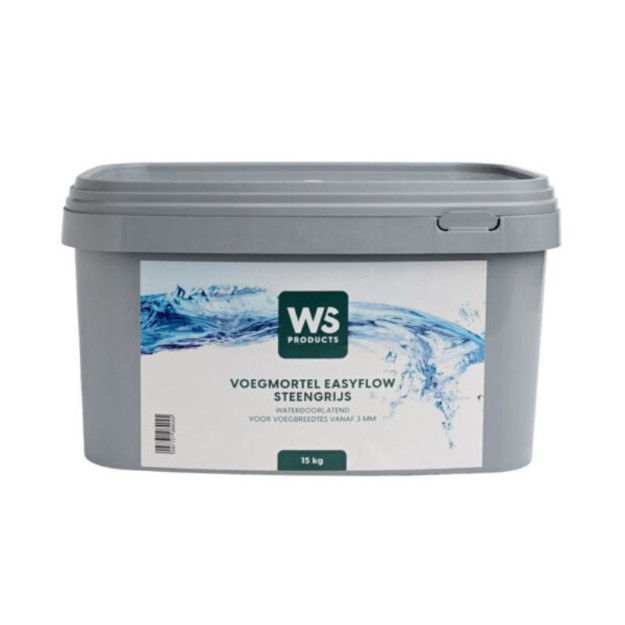 Afbeeldingen van Voegmiddel easy flow steengrijs 15kg